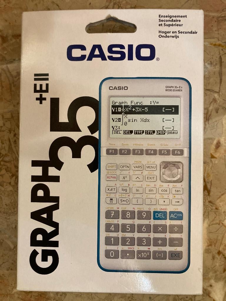 Casio grafisch rekenmachine Graph 35+E II, Diversen, Rekenmachines, Nieuw, Grafische rekenmachine, Ophalen of Verzenden