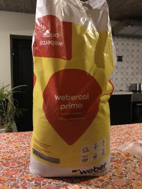 tegellijm flexibel (webercol primo), Doe-het-zelf en Bouw, Tegels, Nieuw, Ophalen