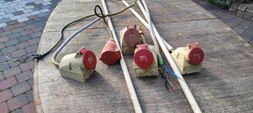 380 volt stopcontacten  beschikbaar voor biedingen