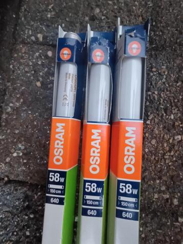 3x tl Osram 58watt beschikbaar voor biedingen