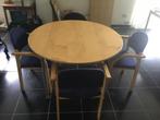Tafel met 4 stoelen, Ophalen, Gebruikt, Vier personen, Rond