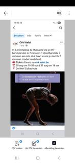 Cirk! Le Complexe de l’Autruche – Collectif d’Équilibristes, Tickets en Kaartjes, Twee personen