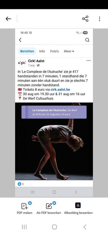 Cirk! Le Complexe de l’Autruche – Collectif d’Équilibristes  beschikbaar voor biedingen