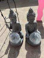 Twee boeddha’s op zonnenenergie, Maison & Meubles, Accessoires pour la Maison | Statues de Bouddha, Comme neuf, Enlèvement ou Envoi