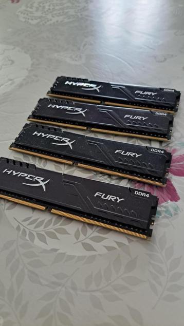 Kit Ram DDR4 HyperX Fury 32Go beschikbaar voor biedingen