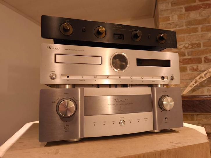 3 delig Vincent set SV 233 +cd  S6 + Sa 31 = 950 euro, Audio, Tv en Foto, Stereoketens, Zo goed als nieuw, Ophalen of Verzenden