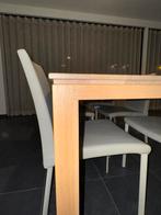 Massief houten tafel 240x100cm, Ophalen, Gebruikt