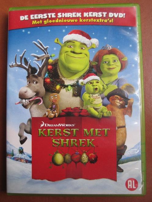 Kerst met Shrek (2007), Cd's en Dvd's, Dvd's | Tekenfilms en Animatie, Zo goed als nieuw, Amerikaans, Tekenfilm, Alle leeftijden