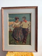 Vroeg werk staf beerten 1957 schilderij kunstwerk, Enlèvement