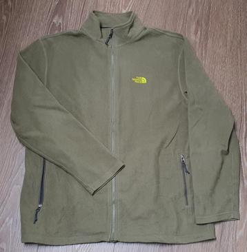 Khaki groene fleece heren vest maat XL origineel beschikbaar voor biedingen