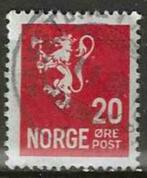 Noorwegen 1926-1929 - Yvert 115 - Leeuw en waardecijfer (ST), Postzegels en Munten, Postzegels | Europa | Scandinavië, Verzenden
