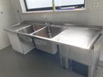wasbak, Doe-het-zelf en Bouw, Ophalen, Gebruikt, Inox