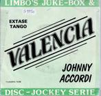 Vinyl, 7"   -   Johnny Accordi – Valencia, Enlèvement ou Envoi, Autres formats