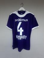 Voetbalshirt RSC Anderlecht. Gehandtekend door Kompany, Verzamelen, Ophalen of Verzenden, Nieuw, Shirt