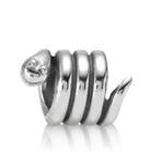 Pandora zilveren slang bedel, 1 bedel, Ophalen of Verzenden, Zilver, Pandora