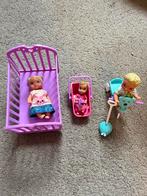 3 babypoppen van Barbie mom, Kinderen en Baby's, Ophalen, Zo goed als nieuw, Barbie