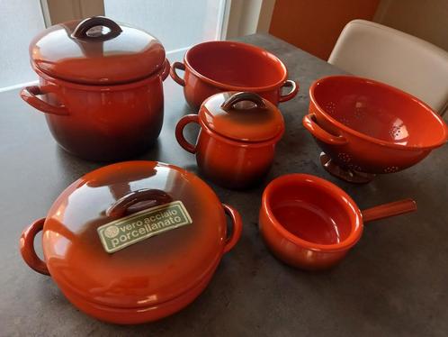 Vintage kookpotten set, nog nieuw!!, Huis en Inrichting, Keuken | Potten en Pannen, Nieuw, Ophalen of Verzenden