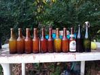 Oude vintage bierflessen brouwerij Marine Brussel, Verzamelen, Biermerken, Ophalen of Verzenden