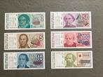 Kavel van 6 nieuwe Argentijnse bankbiljetten, Postzegels en Munten, Setje, Zuid-Amerika