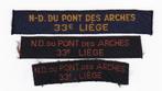 scouting 3 naambandjes 33e Liège N-D Du Pont des Arches, Verzamelen, Scouting, Ophalen of Verzenden