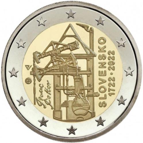 2 euros Slovaquie 2022 'Machine à vapeur', Timbres & Monnaies, Monnaies | Europe | Monnaies euro, Monnaie en vrac, 2 euros, Slovaquie