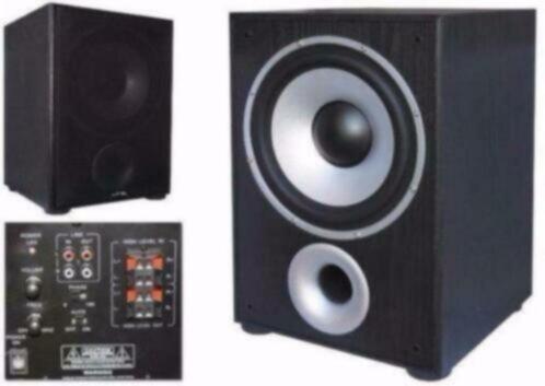 Actieve Subwoofer 100 Watt Zwart, Audio, Tv en Foto, Luidsprekerboxen, Nieuw, Subwoofer, 120 watt of meer, Overige merken, Ophalen of Verzenden