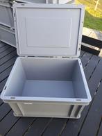 8 ex plastic box 400 x 300 x 220 mm - grijs, Ophalen, Minder dan 50 cm, Zo goed als nieuw, Minder dan 50 cm