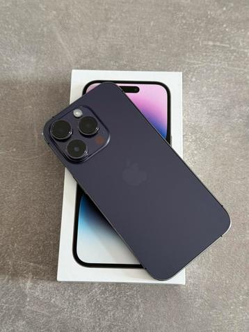 iPhone 14 Pro 128gb mauve, Telecommunicatie, Mobiele telefoons | Apple iPhone, Ophalen, Paars, Refurbished, Met simlock