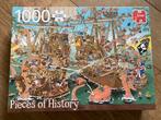 Jumbo Pieces of History puzzel 1000 stuks, Hobby en Vrije tijd, Denksport en Puzzels, Verzenden, Nieuw, Legpuzzel
