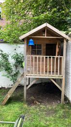 Boomhut-speelhuisje gebruikte staat, Kinderen en Baby's, Speelgoed | Buiten | Speelhuisjes, Ophalen, Gebruikt, Hout