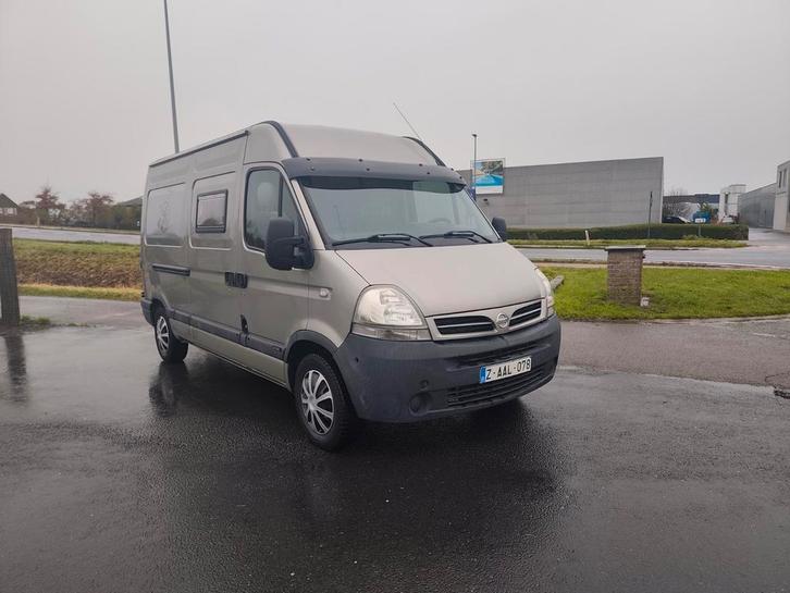 Campervan reeds blanco gekeurd vvk nissan interstar 2.5dci, Caravans en Kamperen, Mobilhomes, Bedrijf, Buscamper of Camperbus