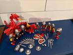 Playmobil ridders en rode draak vintage, Ophalen of Verzenden, Zo goed als nieuw