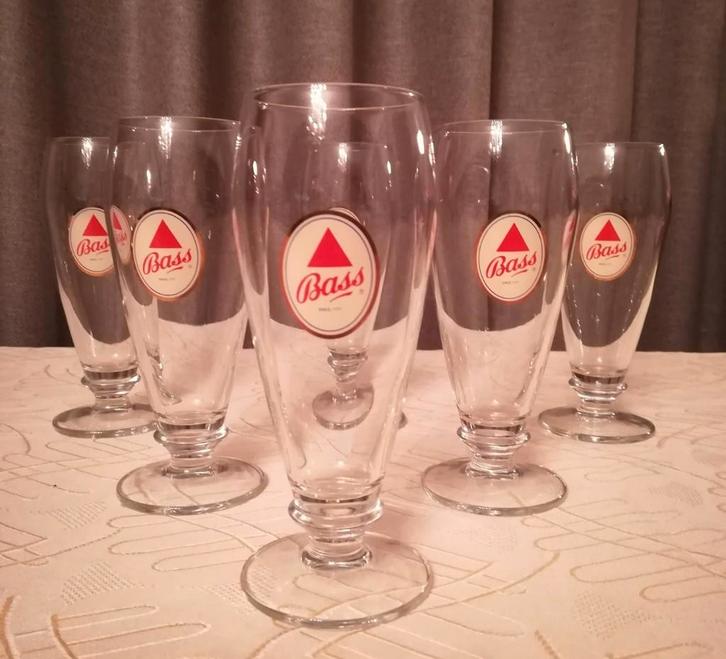 6 glazen Bass Pale Ale, Verzamelen, Biermerken, Nieuw, Glas of Glazen, Overige merken, Ophalen of Verzenden