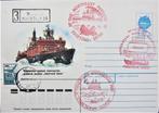FIRST DAY COVER- ANTARCTICA-POOLREIZIGERS- CCCP, Postzegels en Munten, Ophalen of Verzenden, Gestempeld, Dier of Natuur