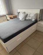 Ikea brimnes, Enlèvement, Utilisé, 200 cm, Blanc