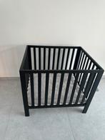 Parc bébé noir + tapis gris doux pour parc, Kinderen en Baby's, Babyparken, Ophalen, Zo goed als nieuw