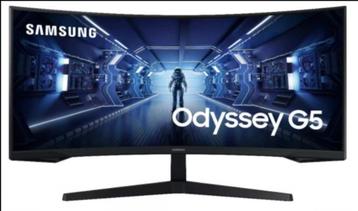 Samsung Odyssey Gaming Monitor G5 UWQHD Curved 34" beschikbaar voor biedingen