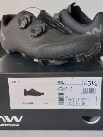 Northwave Rebel 3 - 45.5 - comme neuf, Enlèvement ou Envoi, Comme neuf, Chaussures