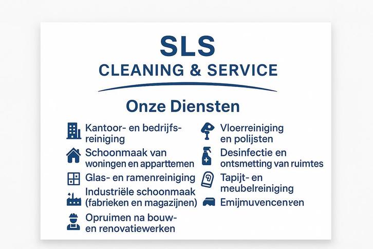 SLS Cleaning & Service – Uw professionele schoonmaakpartner, Vacatures, Vacatures | Thuiswerk
