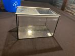 Glazen aquarium / terrarium – compact & netjes + verwarming, Dieren en Toebehoren, Ophalen, Zo goed als nieuw