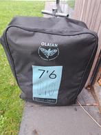 Compact opblaasbaar surfboard 500 van 7'6" met pomp en leash, Ophalen