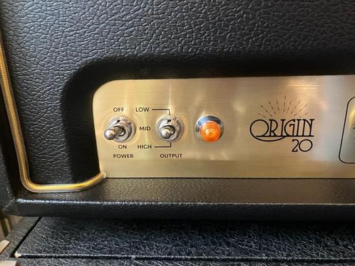 Marshall Origin 20 head, Muziek en Instrumenten, Versterkers | Bas en Gitaar, Zo goed als nieuw, Gitaar, Minder dan 50 watt, Ophalen of Verzenden
