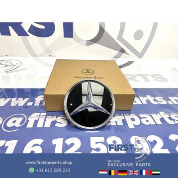 Mercedes AMG STER LOGO GLANS CHROOM W176 W177 W205 W117 W118 beschikbaar voor biedingen