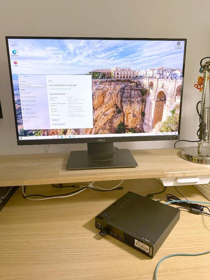 Kleine krachtige Lenovo desktop computer, Informatique & Logiciels, Ordinateurs de bureau, Reconditionné, 2 à 3 Ghz, SSD, 8 GB