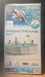 Intex prism frame 4,27x1,07m zwembad rond, Ophalen, Gebruikt, 80 tot 120 cm, Rond