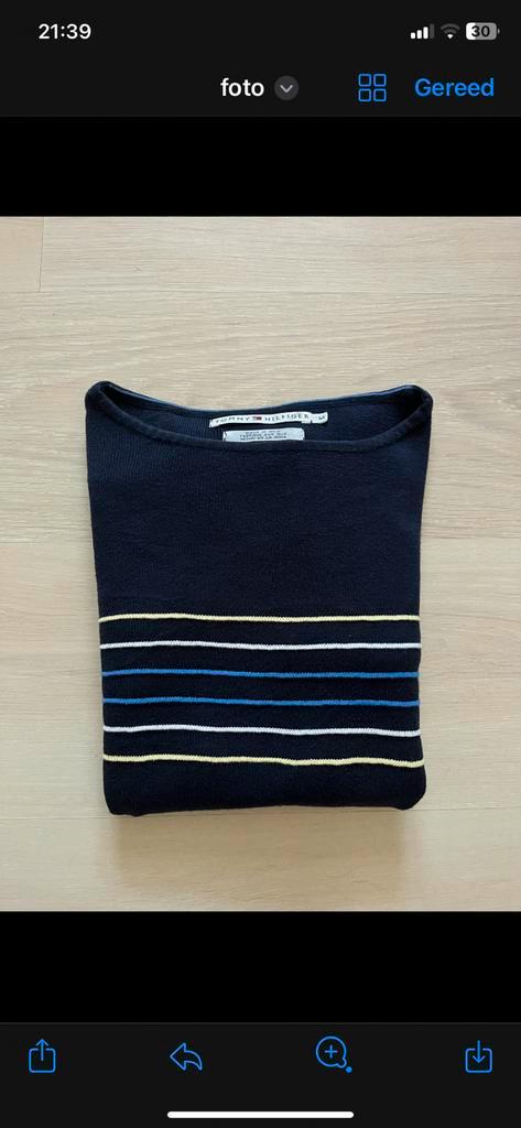 Tommy Hilfiger Trui – Maat M – Nieuwstaat, Kleding | Heren, Truien en Vesten, Zo goed als nieuw, Maat 48/50 (M), Blauw, Ophalen of Verzenden