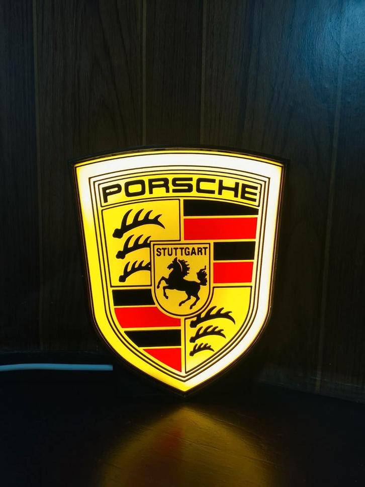Porsche lichtreclame, Verzamelen, Merken en Reclamevoorwerpen, Ophalen of Verzenden