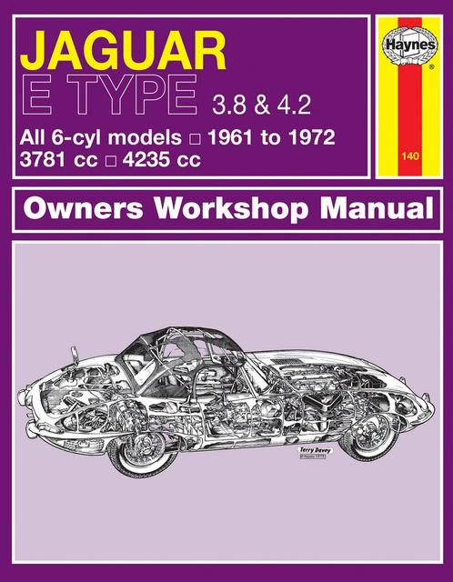 HAYNES Werkplaats handboek JAGUAR E-TYPE 3.8 en1961-1972, Autos : Pièces & Accessoires, Autres pièces automobiles, Jaguar, Neuf