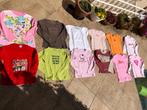 Set van 12 T-shirts voor meisjes 122-128-134, Meisje, Zo goed als nieuw, Shirt of Longsleeve, Ophalen
