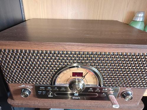 Ion Superior LP Radio/CD/USB/Cassette/Phono/Bluetooth, Audio, Tv en Foto, Platenspelers, Zo goed als nieuw, Platenspeler, Ophalen